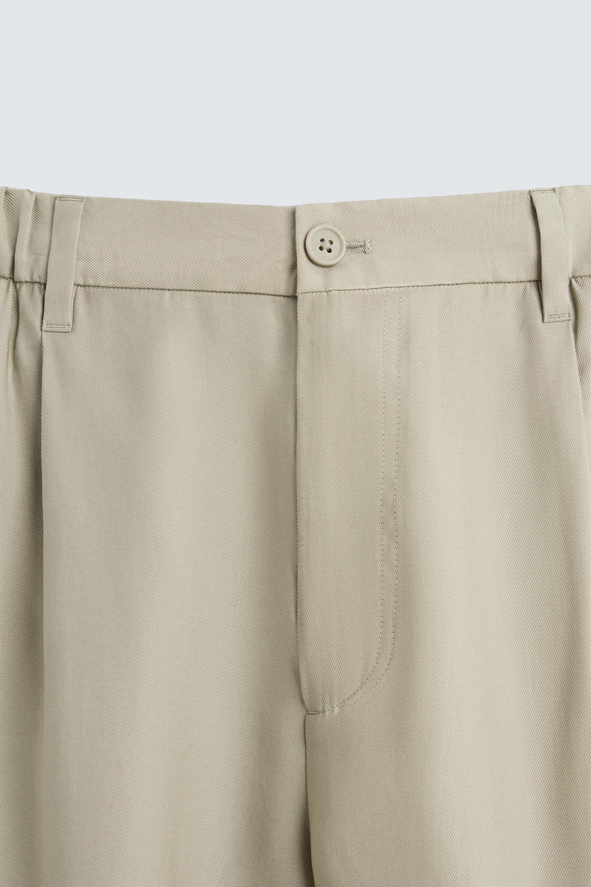 LYOCELL BLEND PANTS